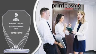 Better Business Bureau recognizes Printcosmo with 