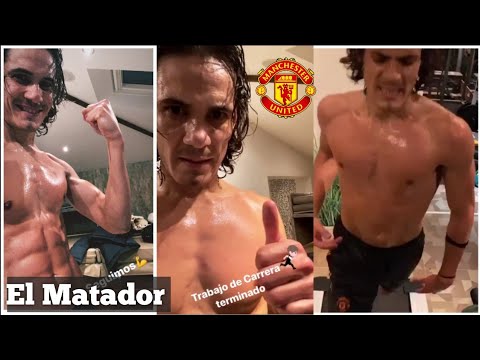 Cavani's new training video shows his determination to succeed in Manchester United | Workouts
