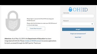 Creating a new OH|ID Account