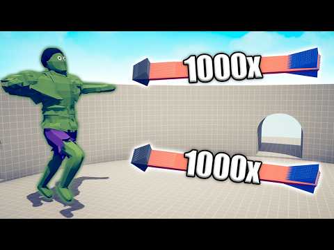 HULK vs 2x 1000x OVERPOWERED UNITS - TABS | Totally Accurate Battle Simulator 2024