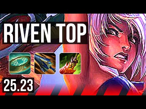 RIVEN vs FIORA (TOP) | 7 solo kills, Godlike | KR Master | 25.23