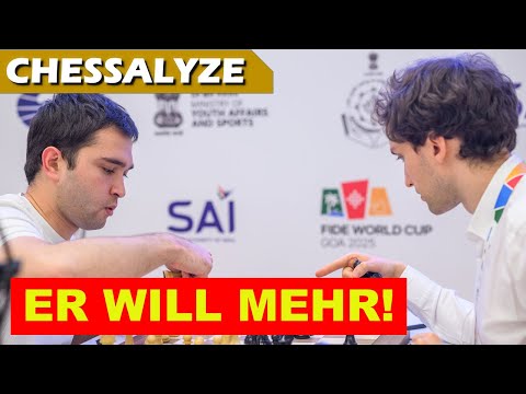 Wenn Figuren Trauer tragen | Yakubboev vs Donchenko | FIDE World Cup 2025 Viertelfinale Partie 1