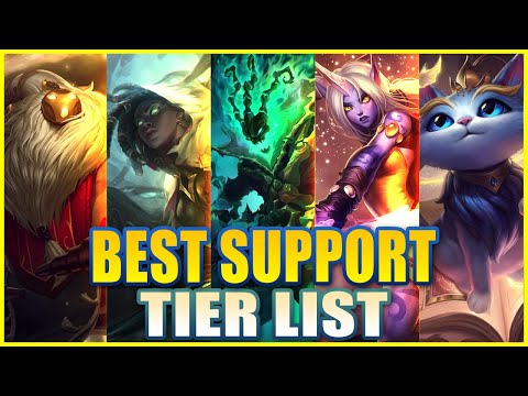 *NEW* THE ULTIMATE SUPPORT TIER LIST FOR PATCH 10.12  - League of Legends