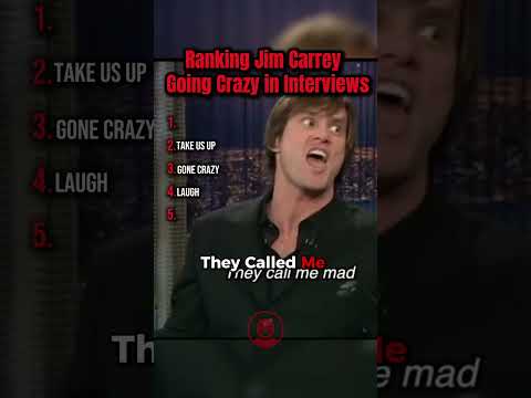 Ranking Jim Carrey Going Crazy in Interviews #jimcarrey #fpy