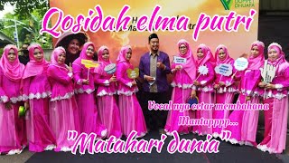 Download lagu Performe Qosidah ELMA PUTRI @Pejaten JAKARTA SELATAN ( Matahari Dunia ) mp3
