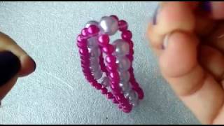 BEADED BRACELET WITH ELASTIC💟NO CLASPS💟EASY FOR BEGINNERS💟DIY