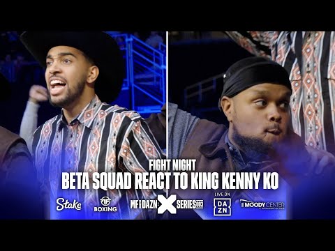 BETA SQUAD REACT TO KING KENNY'S FIRST ROUND KNOCKOUT VS DK MONEY | Misfits Boxing