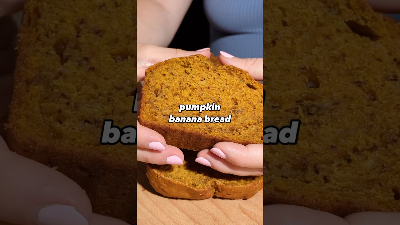Pumpkin Banana Bread 🎃 🍌 the perfect fall treat!!