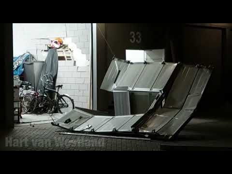 Zwaargewonden na explosie in garagebox Honderdland Maasdijk