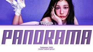 Download lagu TAEYEON panorama Lyrics (Color Coded Lyrics) mp3