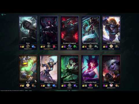 [LoL]【Scrim】MCU (Game 19) ► Jungle Elise vs Olaf ★ 4/5/13 KDA ♦ Patch 9.22