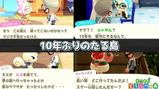 【あつ森】10年ぶりに島に戻ってきたときの住民の反応が優しすぎた...