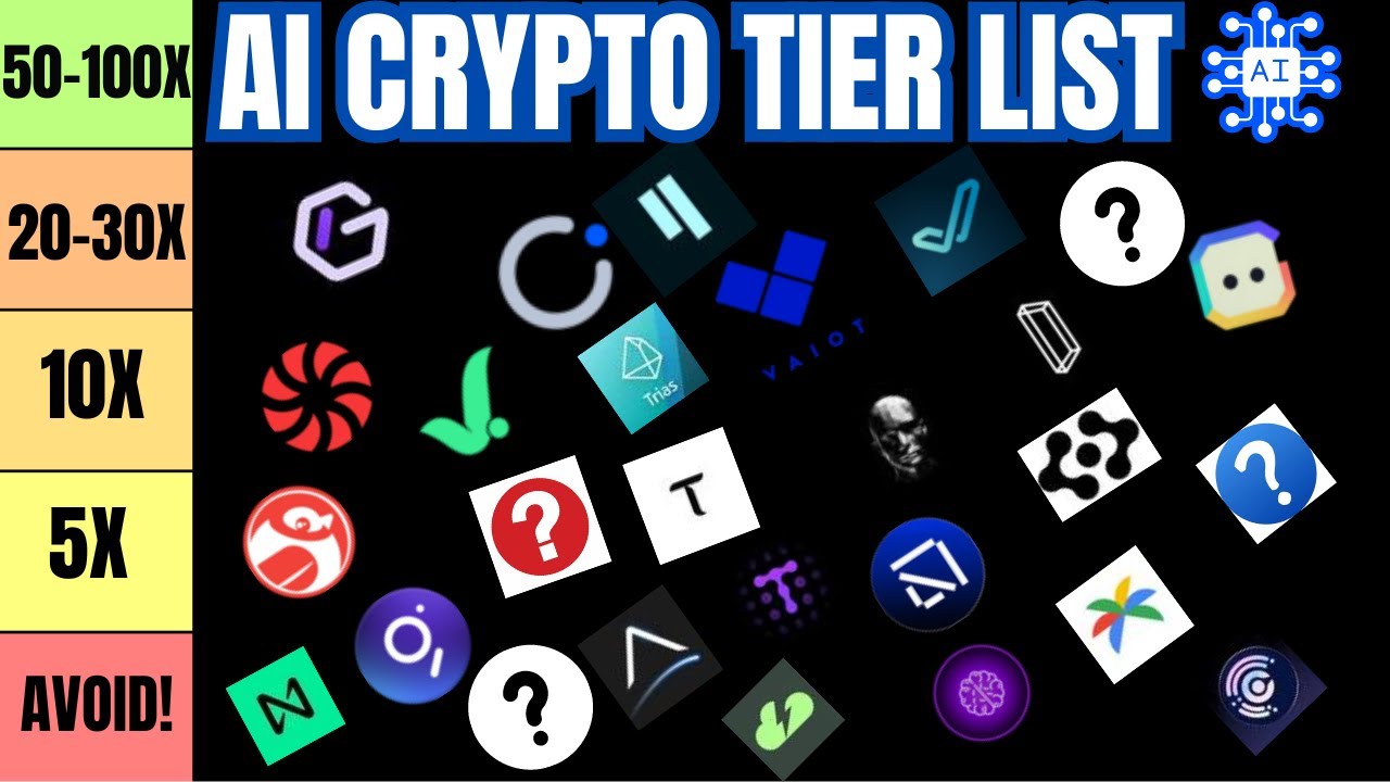 ULTIMATE AI CRYPTO TIER LIST FOR 2025!!! (5-100X) 🤖🚀 #aicrypto #tierlist