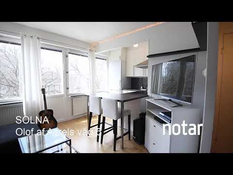 Såld, 1:a · 26m2 · 1858 kr avg, Solna Hagastaden : Via Notar mäklare Solna