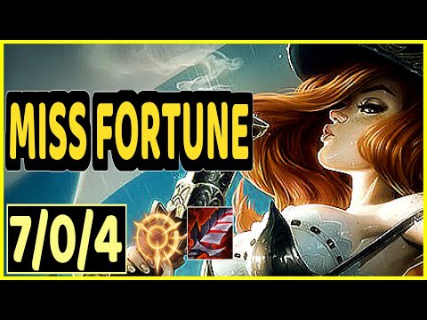 MISS FORTUNE VS SAMIRA - 7/0/4 KDA ADC GAMEPLAY CHALLENGER I