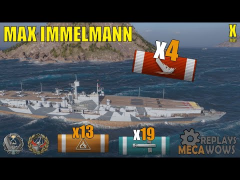 Max Immelmann 4 Kills & 201k Damage | World of Warships Gameplay