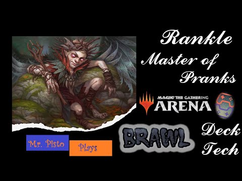 MONO BLACK CONTROL DECK TECH Feat. Rankle, Master of Pranks MTG ARENA Brawl W/ Mr. Pisto Plays