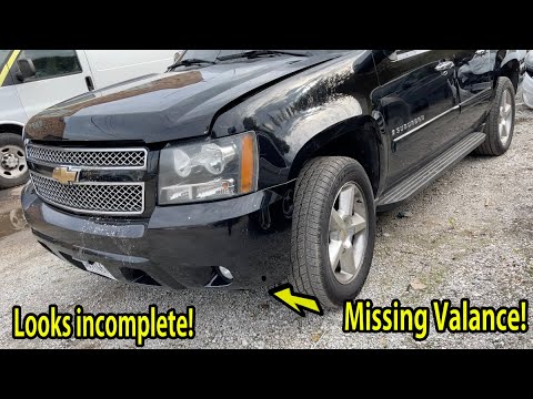 07-14 Chevy Suburban, Tahoe, Avalanche Valance / Air Deflector Quick Installation