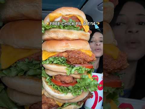 FREE CHICK FIL A 7/14 🐮