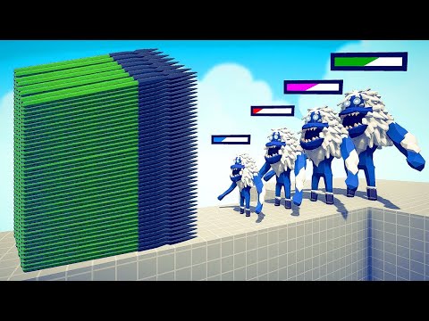 FROST YETI ARMY vs EVERY GOD - Totally Accurate Battle Simulator TABS