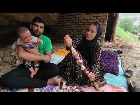 Elham and his wife Morteza are trying to build a mountain hut in the mountains