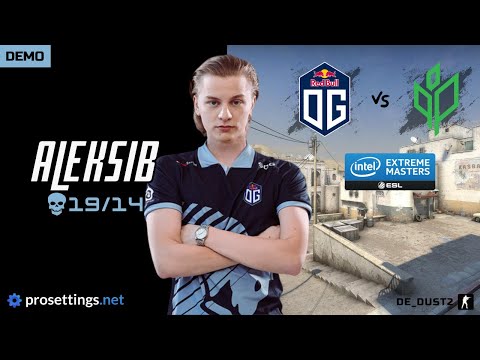 OG Aleksib (1000+ UTIL DMG) vs Sprout - de_dust2 - 16-7 - POV DEMO & SETTINGS