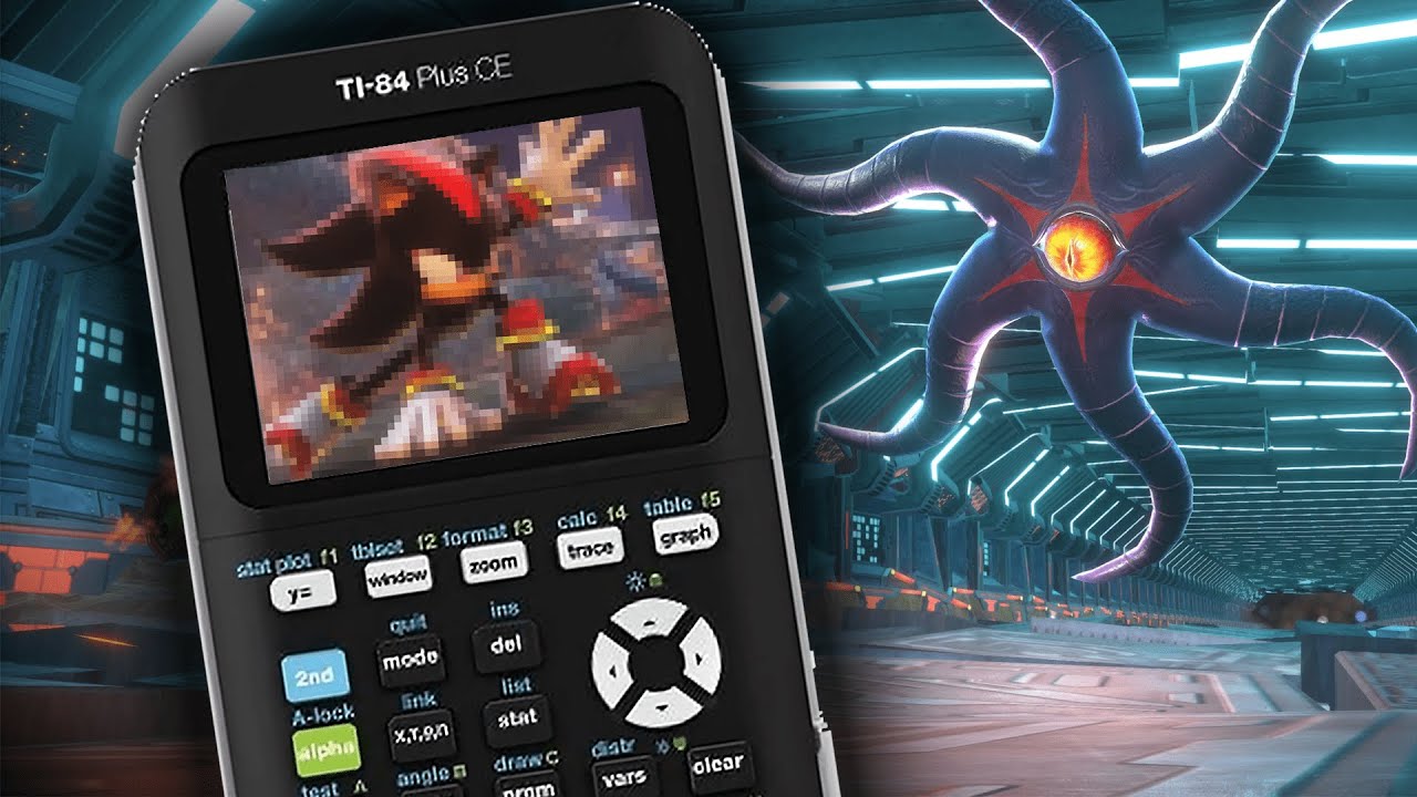 Playing Shadow Generations on a Calculator - YouTube