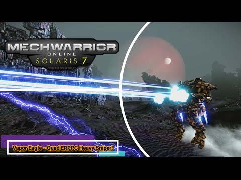Mechwarrior Online - Vapor Eagle - Quad ERPPC Heavy Sniper!