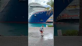 Sometimes you just have to dance & jump in the rain! #carnivalcruise #carnivalvista #cruiselife