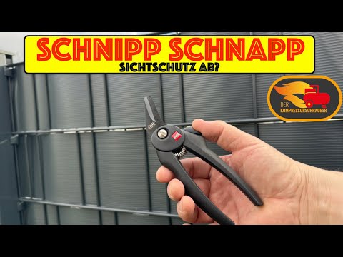 Warum ich die Bessey Combi Schere für meinen Doppelstab Matten Zaun brauche! Sichtschutz