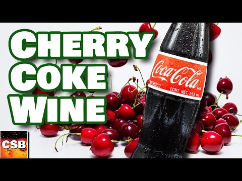 How to make WINE from Coca-Cola - Cherry Coke Wine - Force Carbed Wine