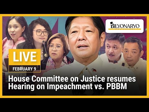 LIVE: House Committee on Justice resumes hearing on impeachment complaints vs PBBM | Feb. 9 2026