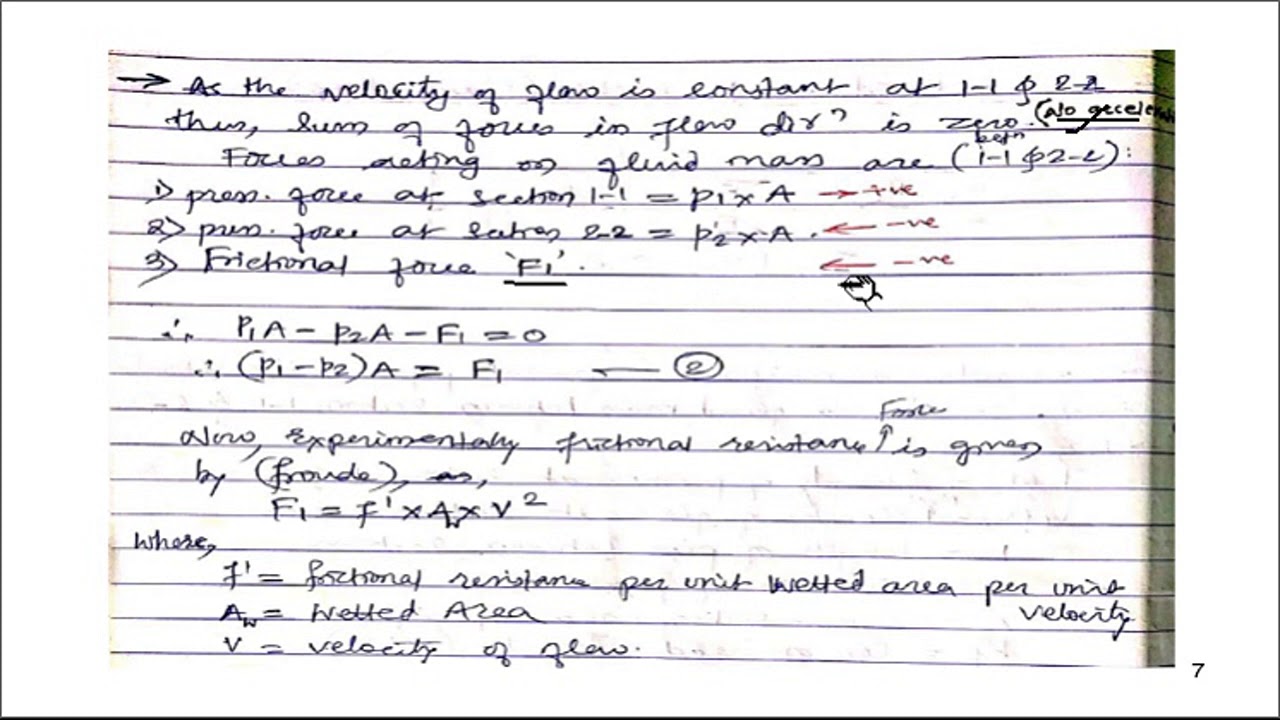 Fluid Mechanics  Energy Losses in Pipe   Final