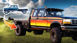 Saving Our Totaled Shop Truck The Cheapest Way Possible - 7.3 Powerstroke Ford F250 Transformation