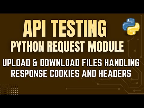 API Testing with Python Request Module Data Driven Testing with Excel JSON CSV by Mr Madan