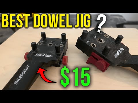 The BEST Tool I Never Knew Existed! | Woodworking (Milescraft Jointemate Dowel Jig How To Use)