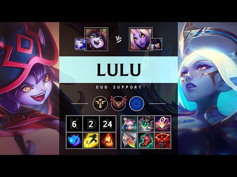 Lulu Support vs Soraka: Killing spree - EUW Grandmaster Patch 25.S1.1