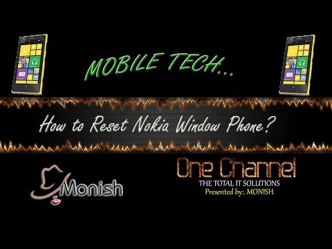 How to Reset Nokia Windows Phone