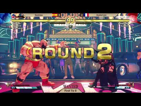THE COLDEST FOOTSIES! Gumius (Zangief) vs JuniorLeo (Kolin) FT5 - WANTED SFV Ep34