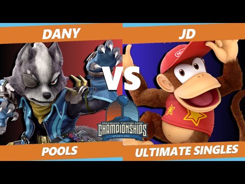 DHATL 2022 SSBU - TCS| Dany (Wolf) Vs. JD (Diddy Kong) Ultimate Tournament Pools