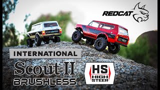 Redcat Ascent-18 International Scout II Brushless - 1/18 Scale Brushless Electric Rock Crawler