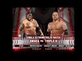 Umaga VS Triple H Extreme Rules Match RVS 2010 Gameplay Gaming Wwe