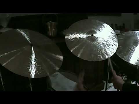 20" 1838 g, IS tribute, thin overhammered jazz ride - MATTIA BOURGIS CYMBALS