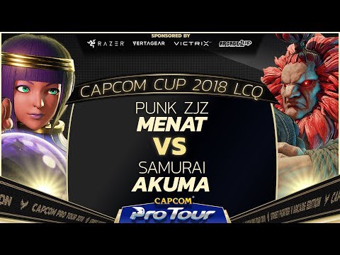 ZJZ (Menat) vs Samurai (Akuma) - Capcom Cup 2018 LCQ Top 8 - CPT2018