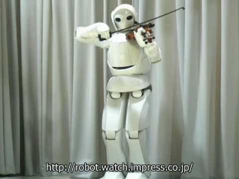 Toyota Partner Robot Playing Violin