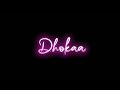 dil ye dhokha dhadi kar dega song || love song status || new lyrics black screen whatsapp status