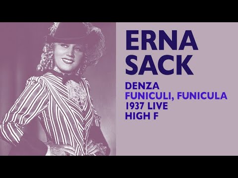 Glass Shatterers! Erna Sack sits on two High Fs in a lively song