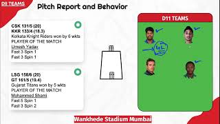 KOL vs PBKS Dream11 | KKR vs PBKS Pitch Report & Playing XI | Kolkata vs Punjab Dream11 - TATA IPL
