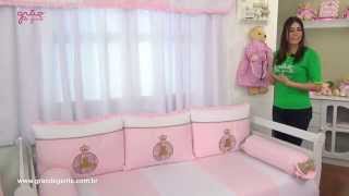 Kit Cama Babá Urso Real Rosa | Ref: 47302