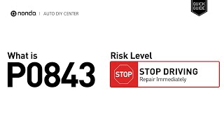 dtc p0843 quickly Fix
